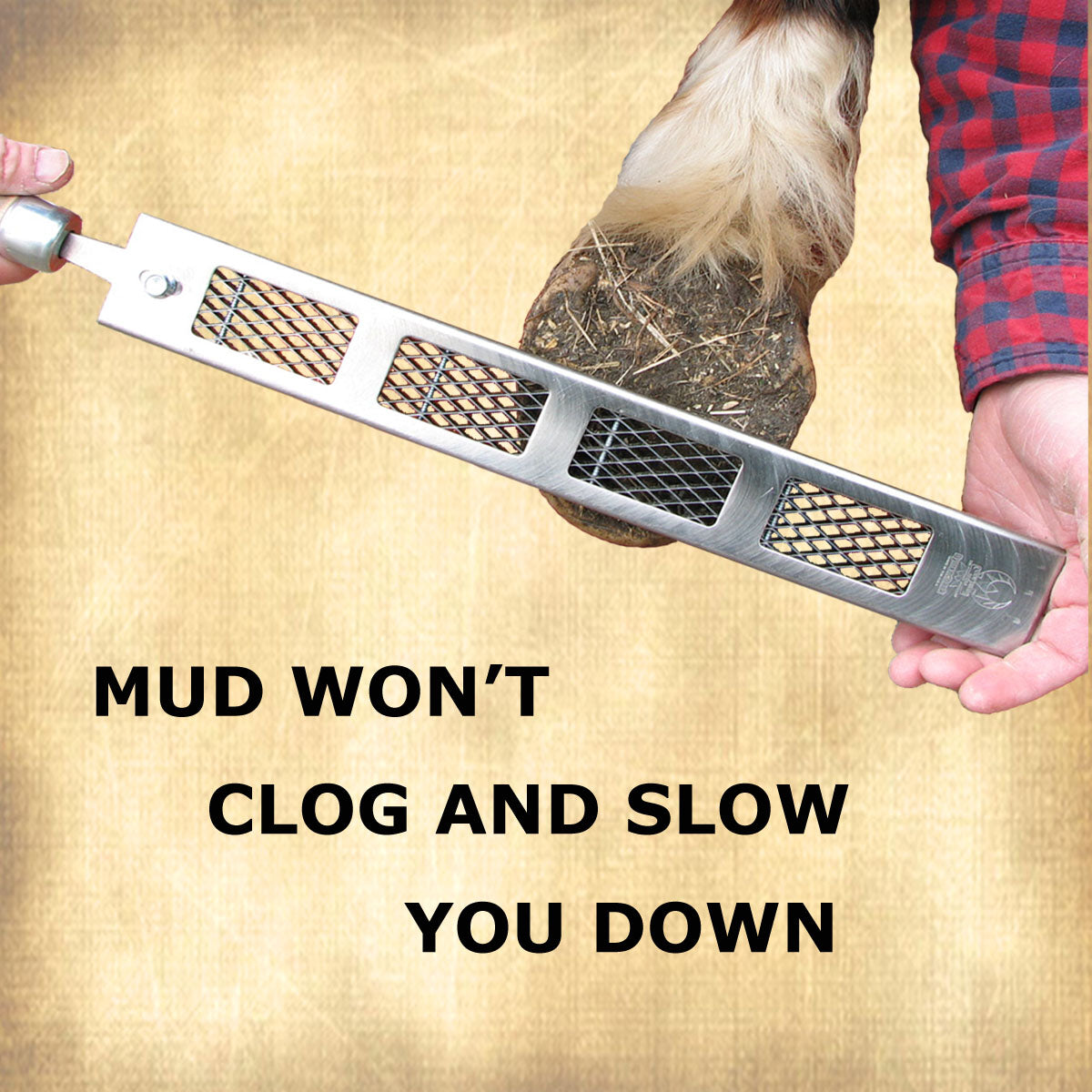 mud won't clog the Dymondback rasp